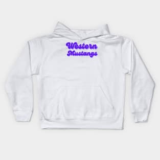 Western Mustangs Kids Hoodie